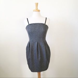 7 For All Mankind Tweed Pleated Dress Seven sz M